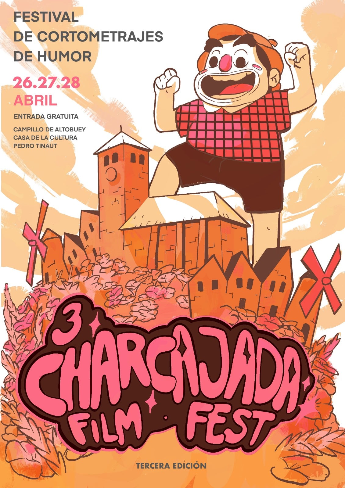 Cartel del festival Charcajada de 2024.