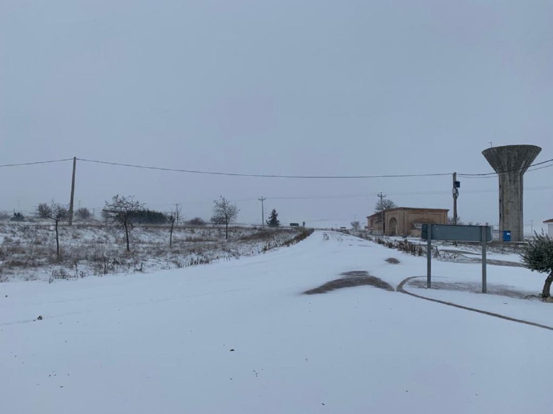 Estado que presentaba la carretera que une Medina del Campo y Rodilana