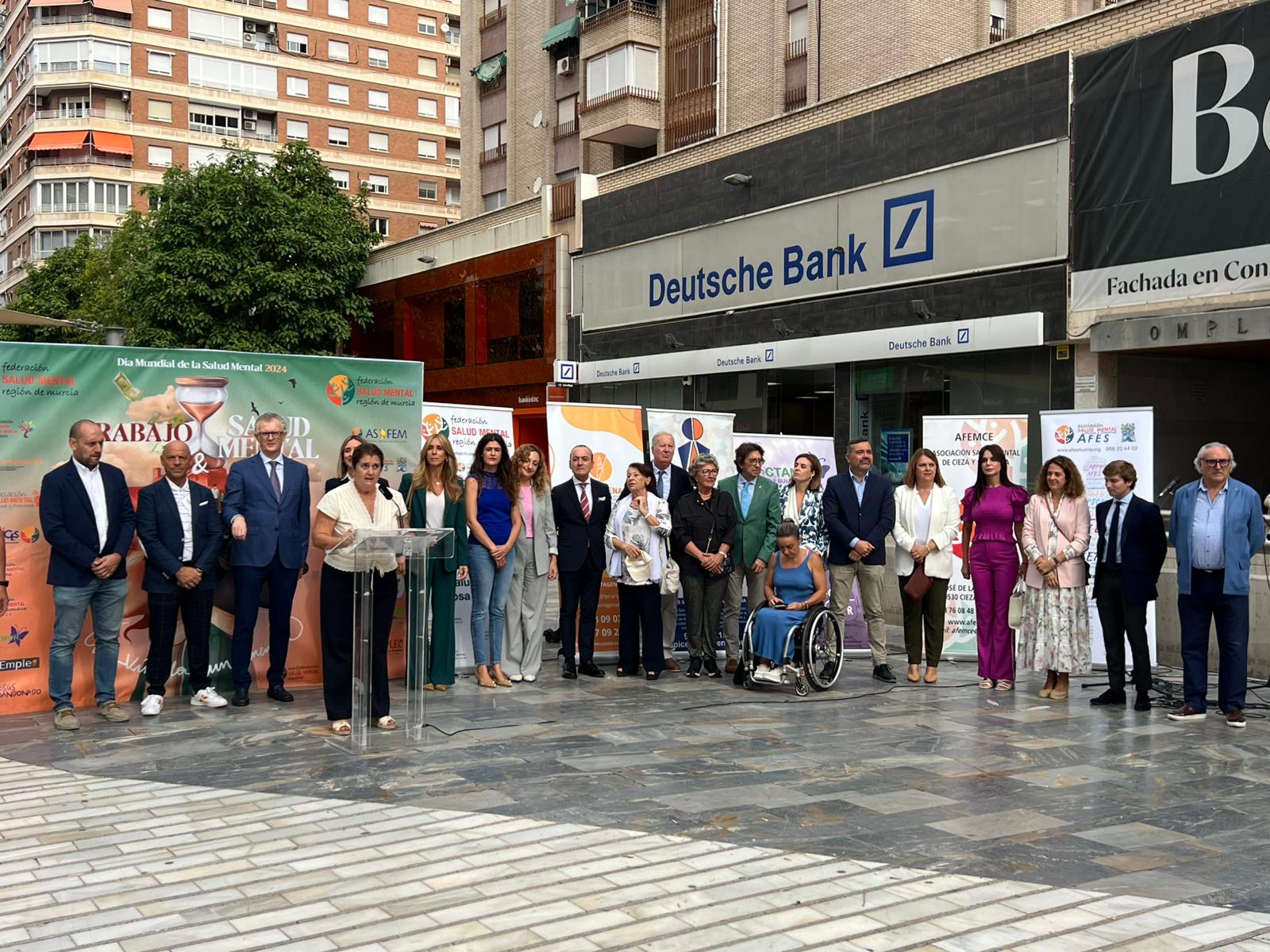 Acto conmemorativo del Día Internacional de la Salud Mental en Murcia