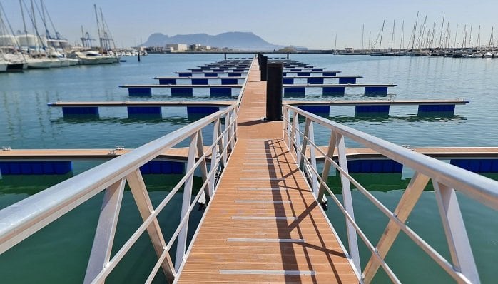 Pantalán de El Saladillo en Algeciras