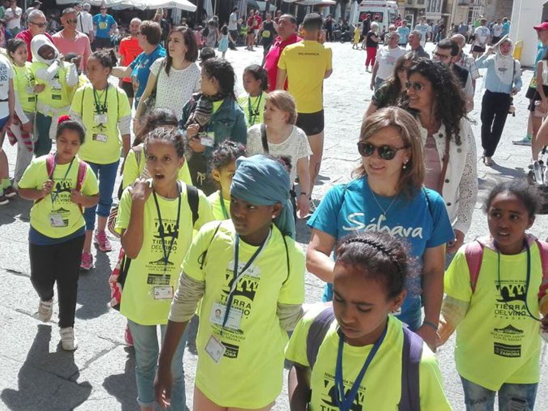 Llegada de niños saharuis del programa &quot;Vacaciones en paz&quot; a Zamora en 2018