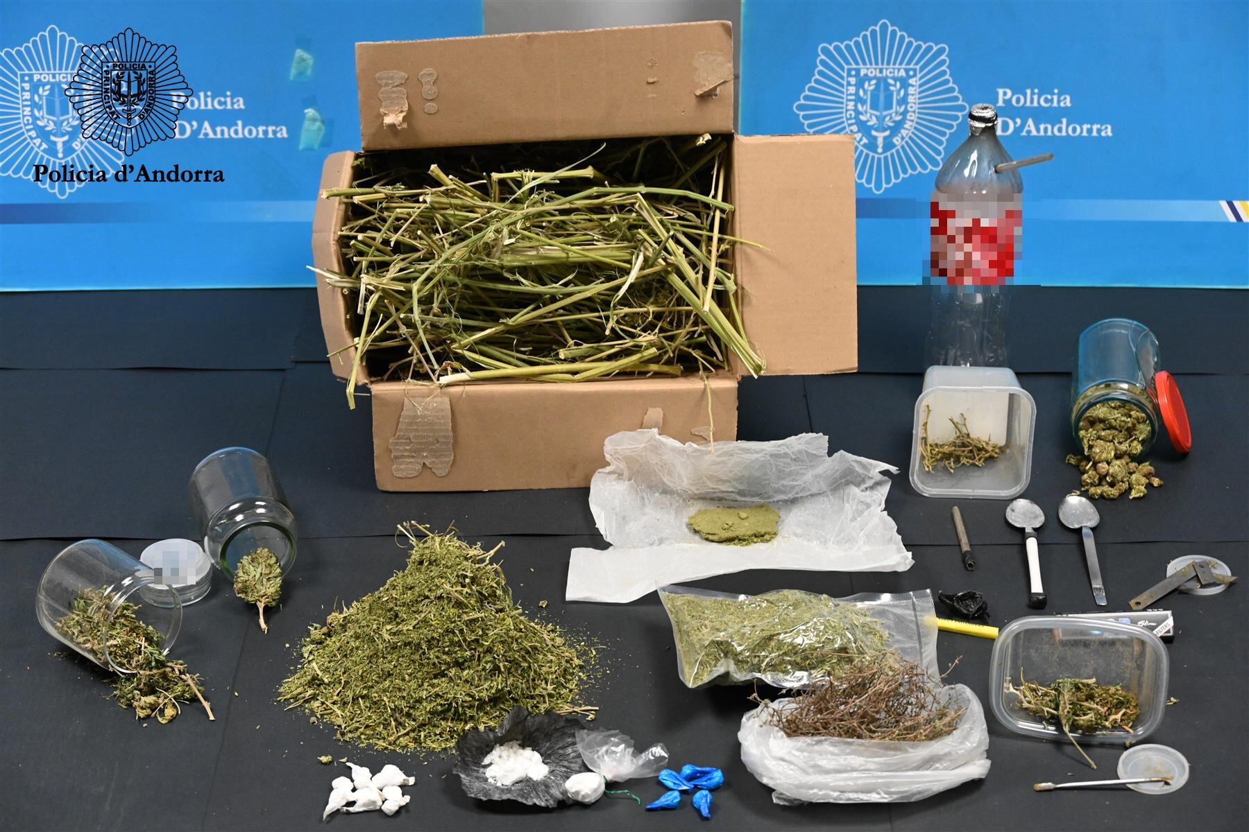 La policia va desmantellar el 2021 una xarxa de venda d'estupefaents