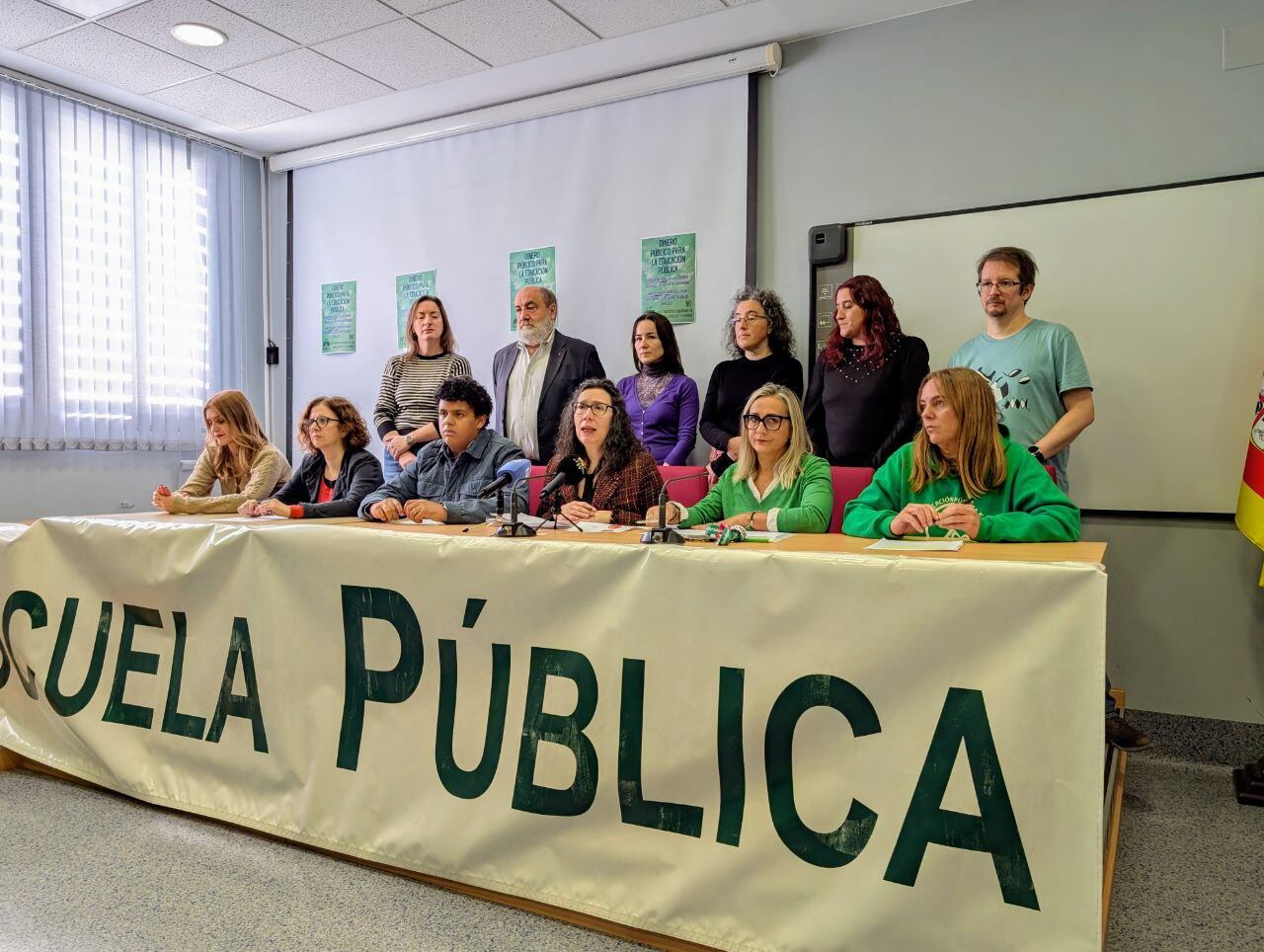 La Escuela Pública se moviliza en Aragón contra los conciertos