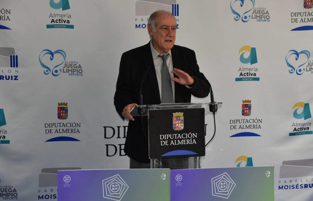 Martín Doblado el presidente de la RFAF en Almería