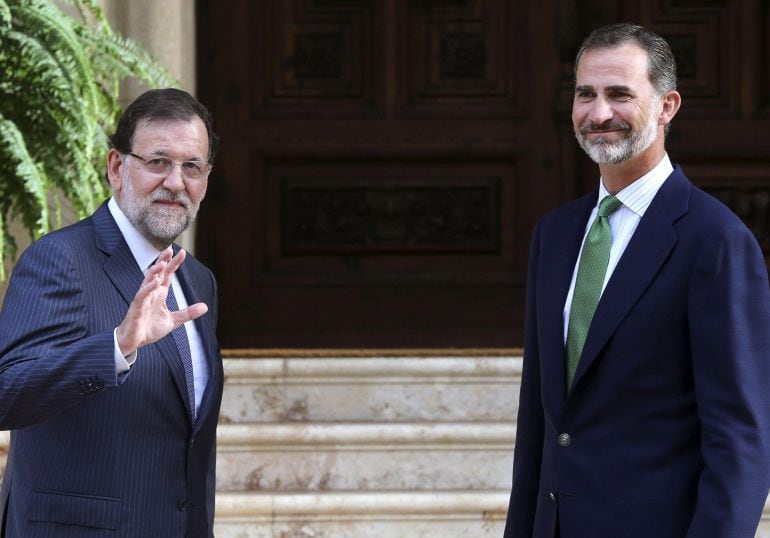 Mariano Rajoy y Felipe VI, en una fotografía de archivo. 