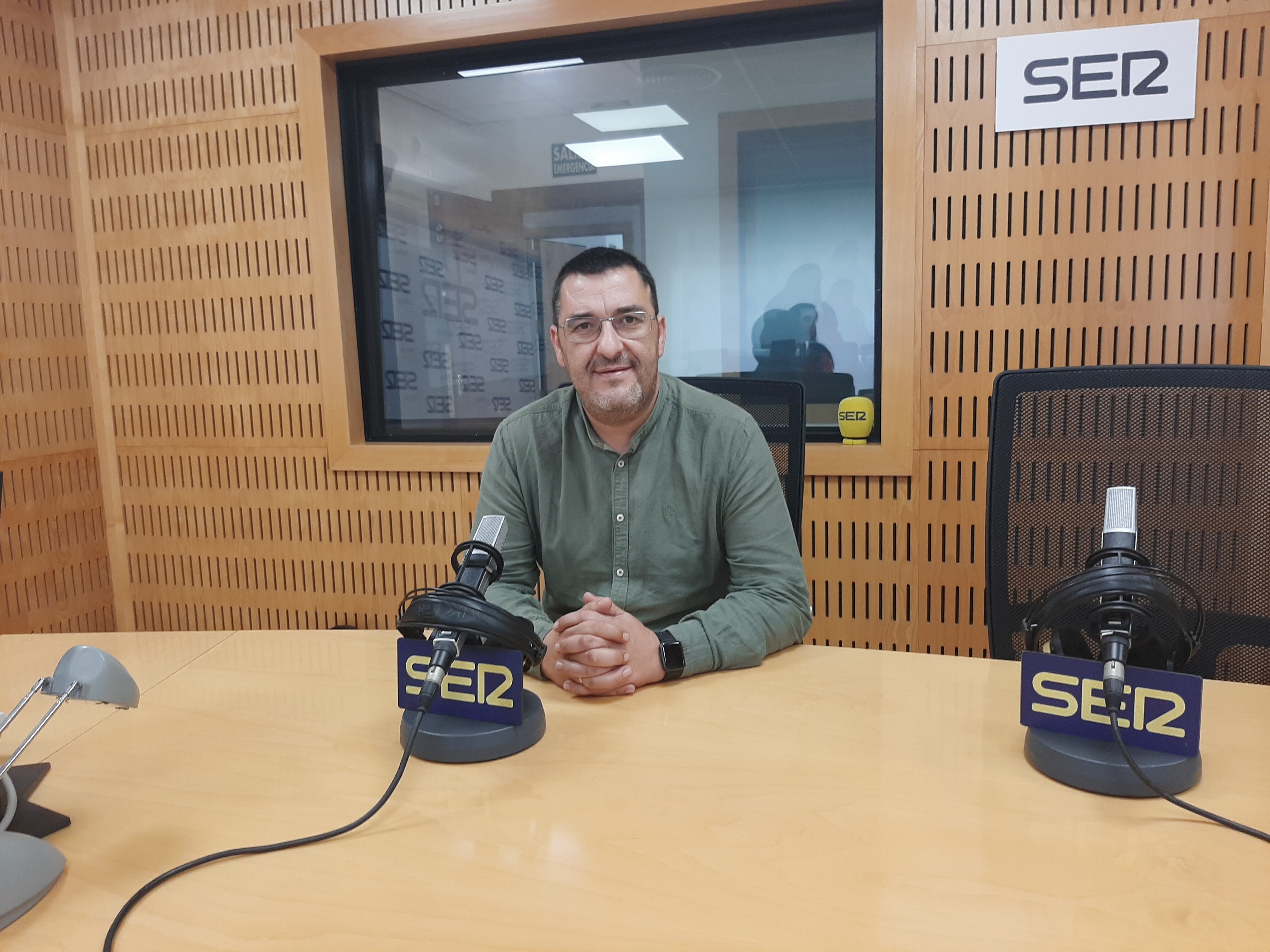 Guzmán Ahumada ha visitado los estudios de SER Málaga