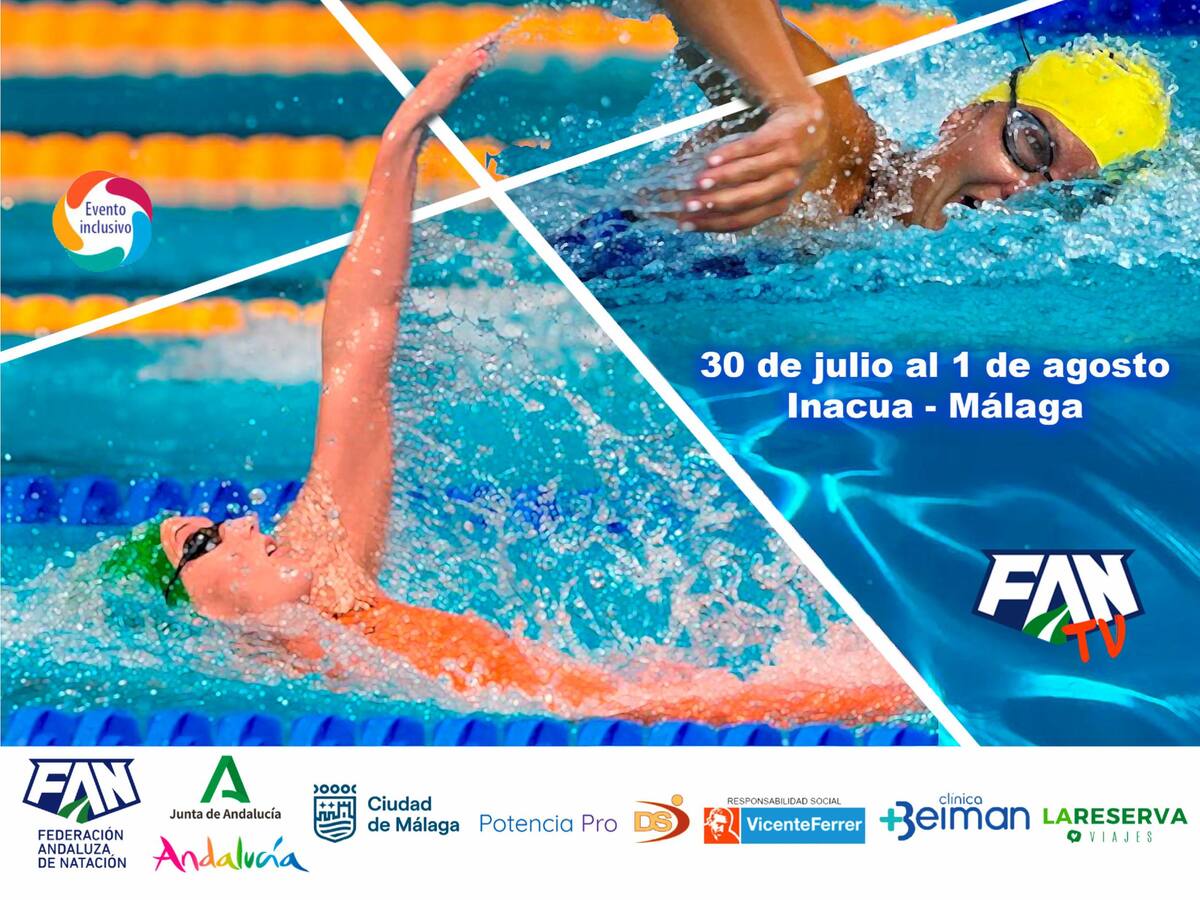 El Centro Acuático Inacua Málaga sede del Campeonato de Andalucía absoluto y júnior de natación