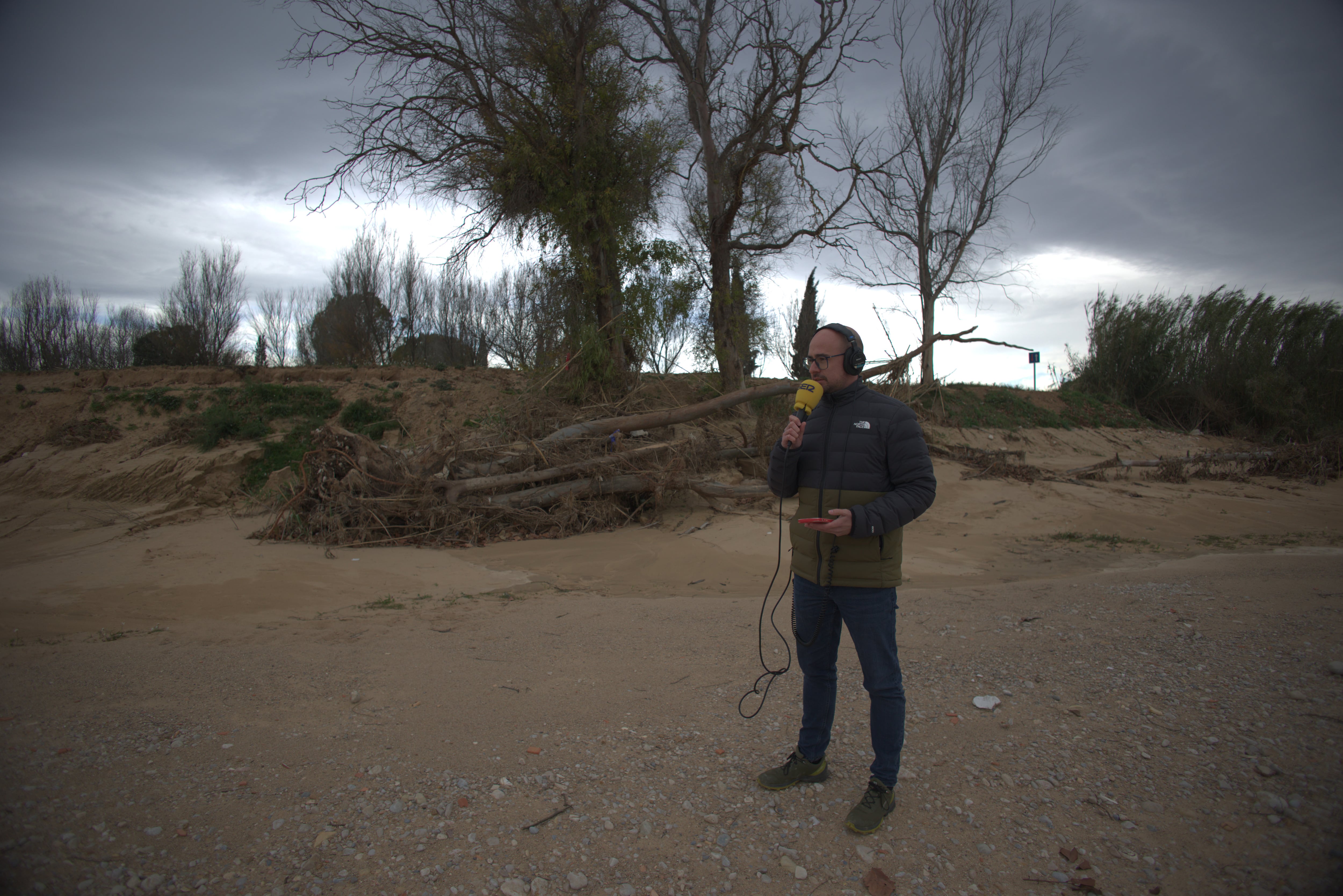 Jordi Company en el cauce del Río Magre. Fuente: Miguel Valls