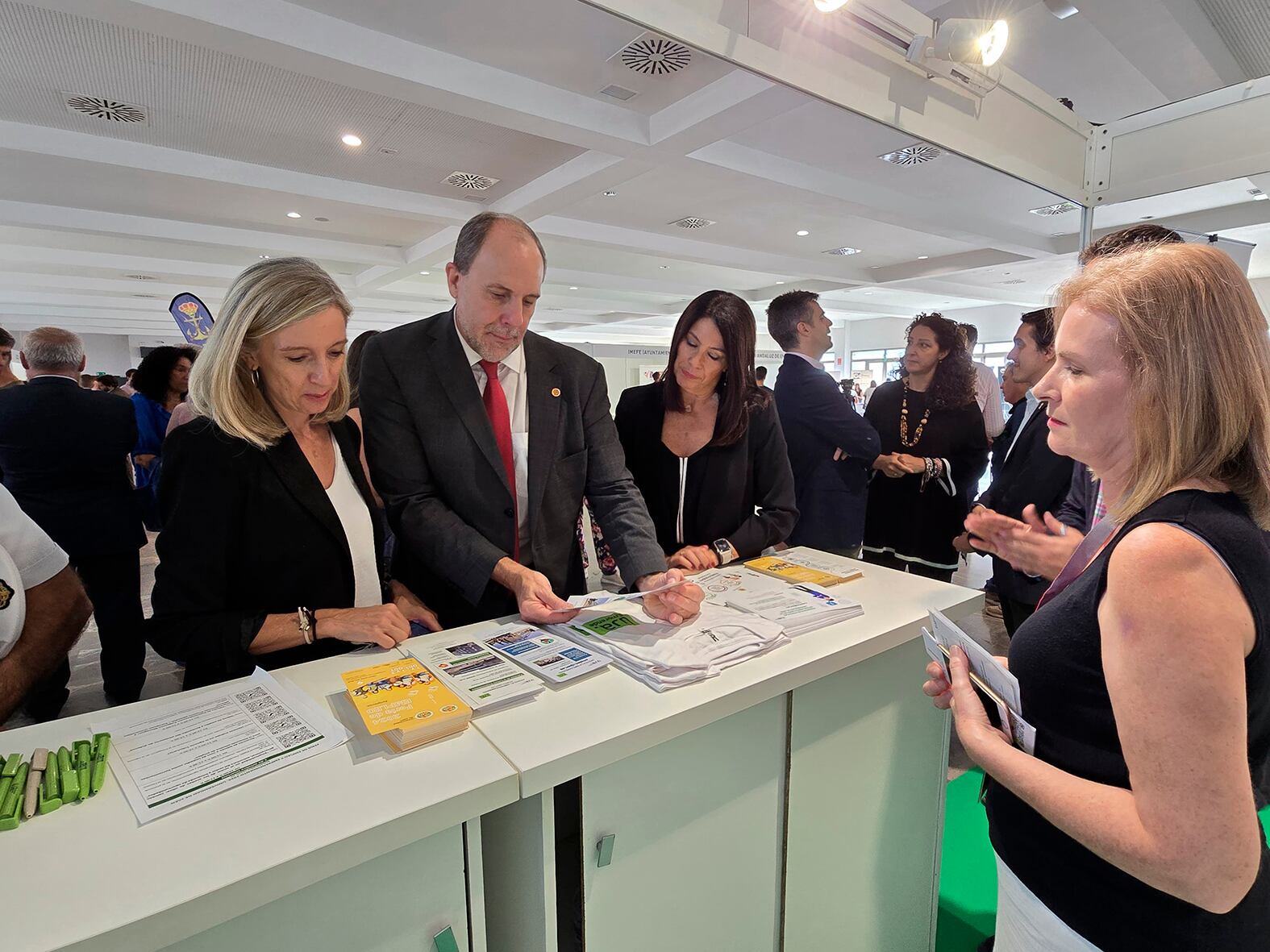 La Feria de empleo de la UJA, en una edición anterior.