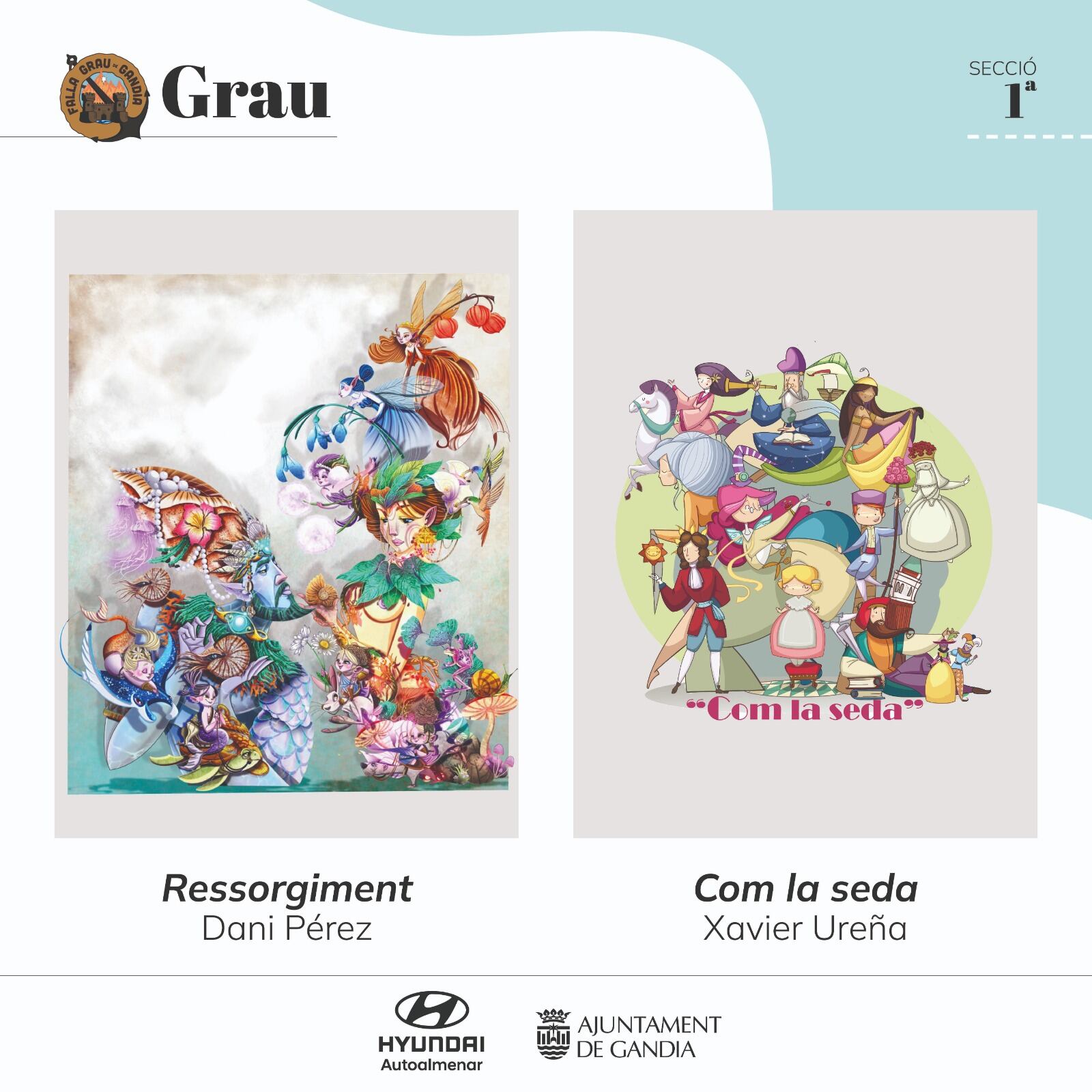 Bocetos de la falla Grau