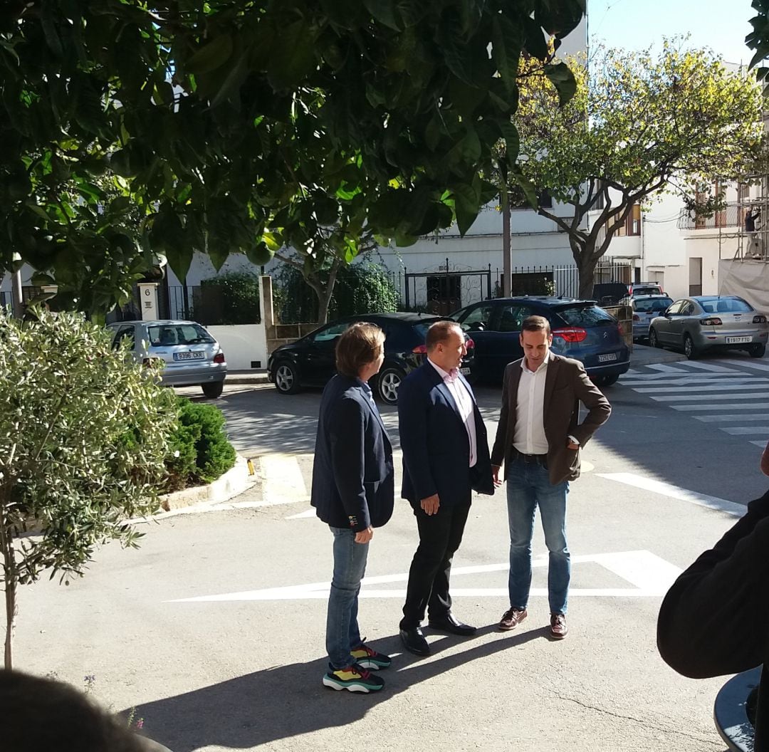 Llegada del Vicepresidente segundo del Consell, Rubén Martínez Dalmau, a Benissa.