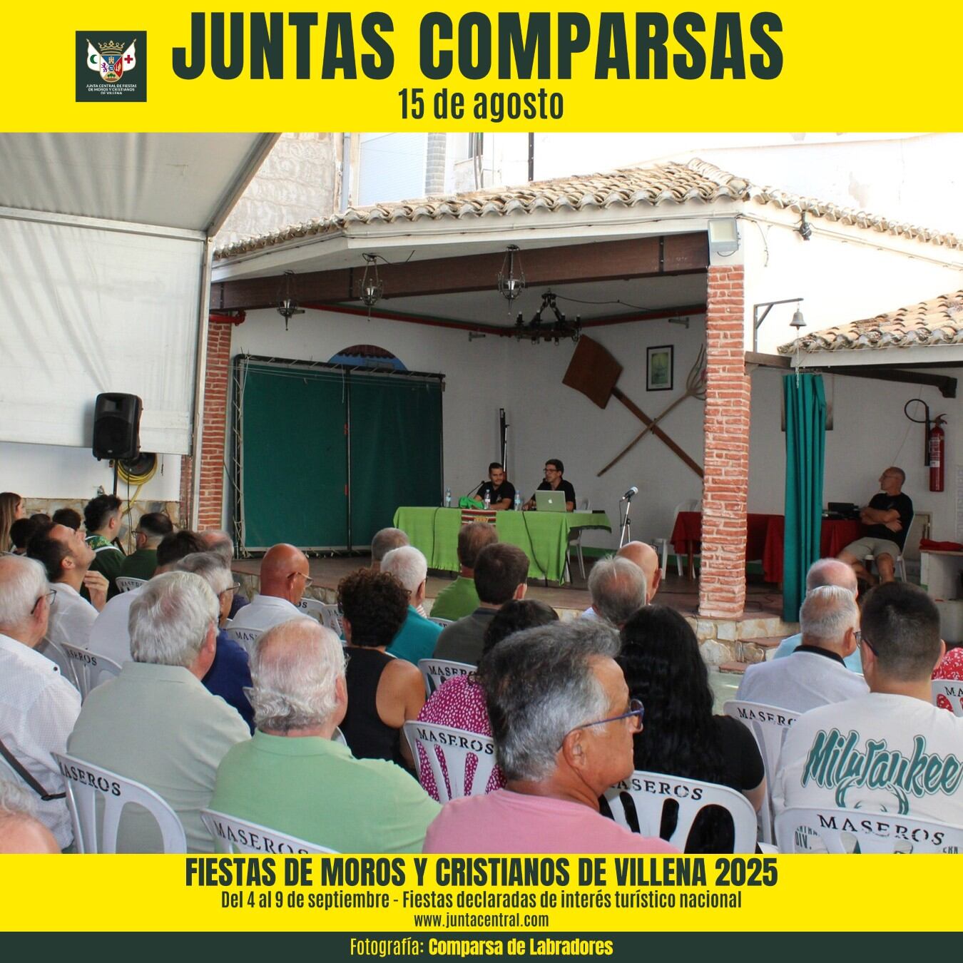 Cartel juntas del día 15