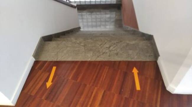 Señalizaciones en accesos para proteger la distancia entre visitantes