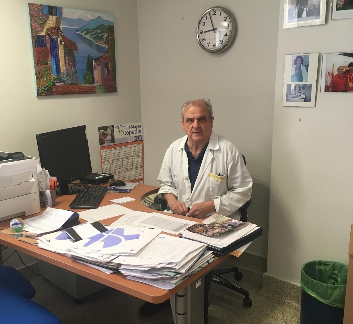 Gonzalo Ibáñez en su despacho en el CAUPA