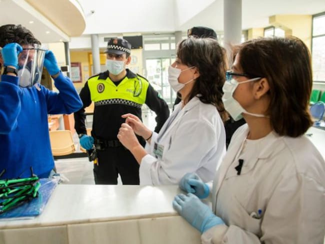 Máscaras protectoras realizadas en impresoras 3D