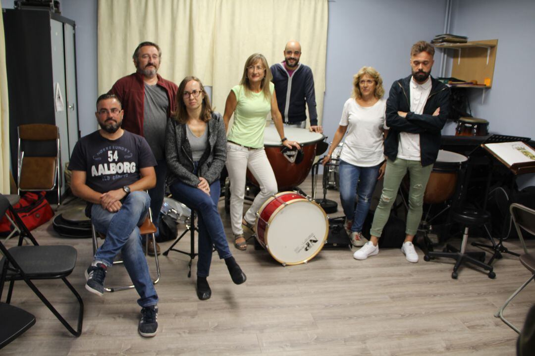 Profesores de la Escuela de Música de Cuéllar que demandaron al Ayuntamiento reclamando su relación de indefinidos