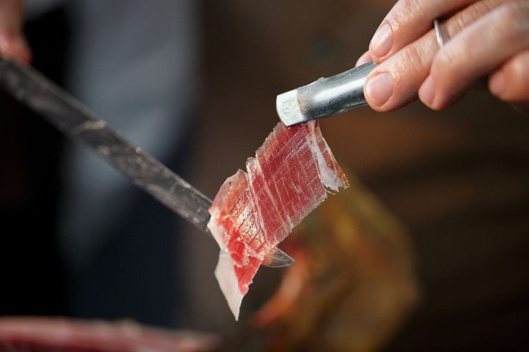 Loncha de jamón ibérico