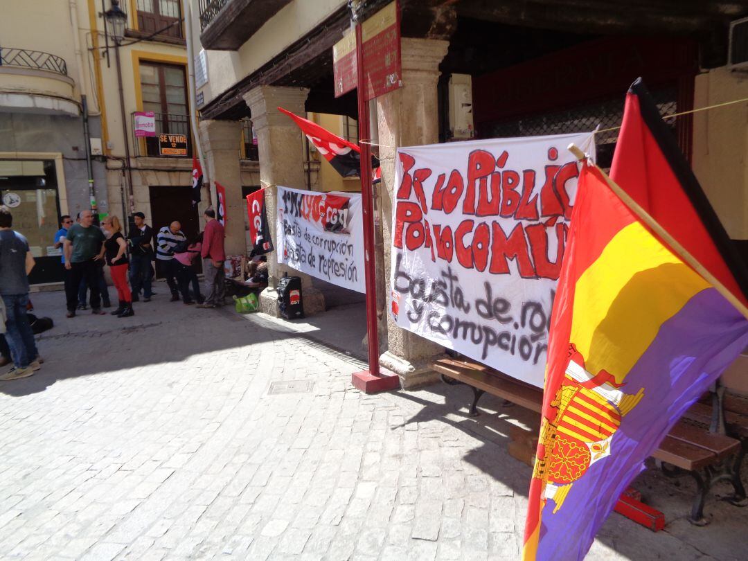 Imagen de archivo de una concentración de la CGT el 1 de mayo de 2019