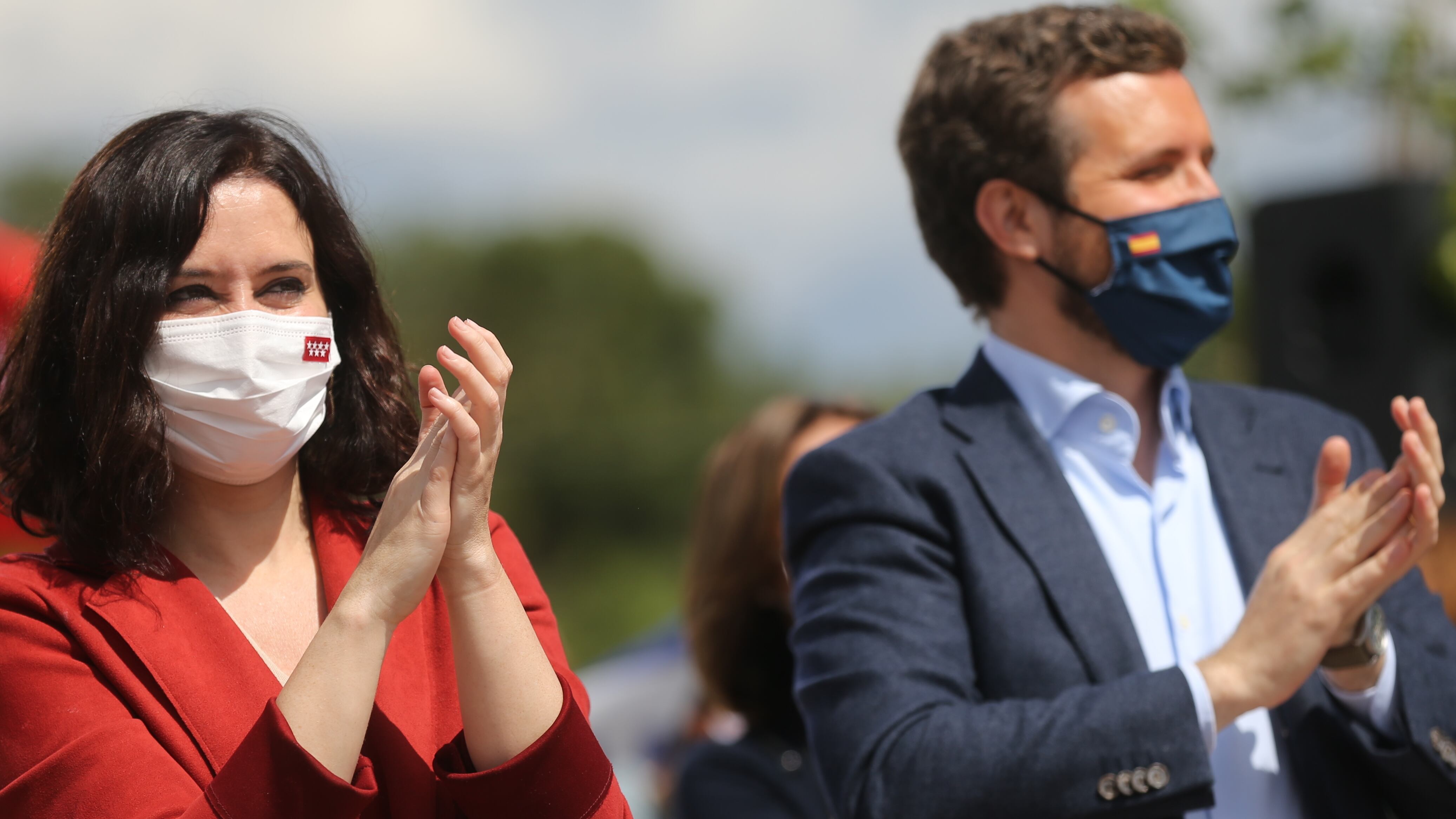 Isabel Díaz Ayuso y Pablo Casado