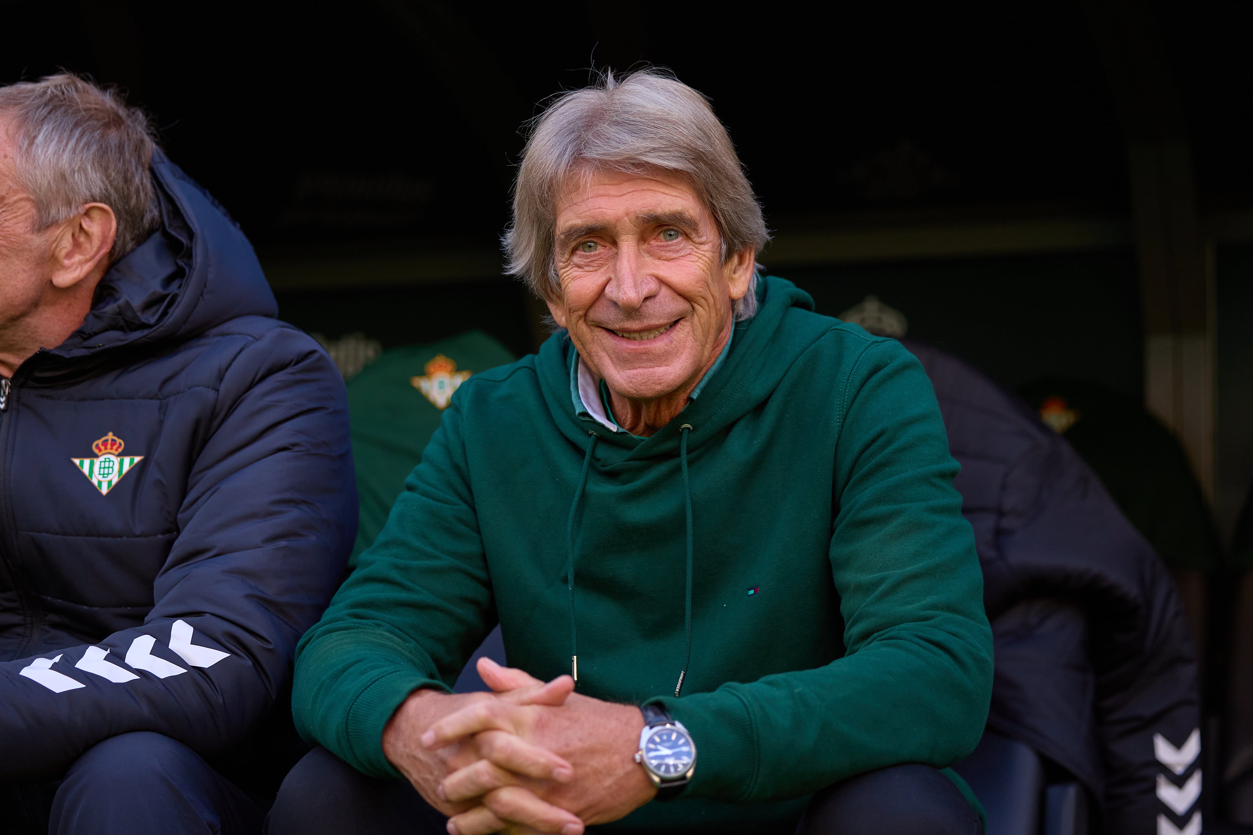 Pellegrini durante el partido frente al Girona en liga
