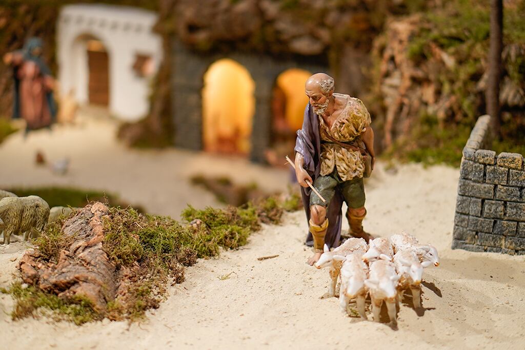 Una de las escenas del Belén Monumental de la Fundación Círculo. / Foto: Fundación Círculo
