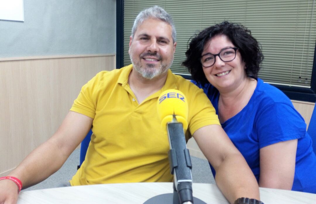 Jº Francisco Forte y Yolanda Sirera, en Radio Elda SER