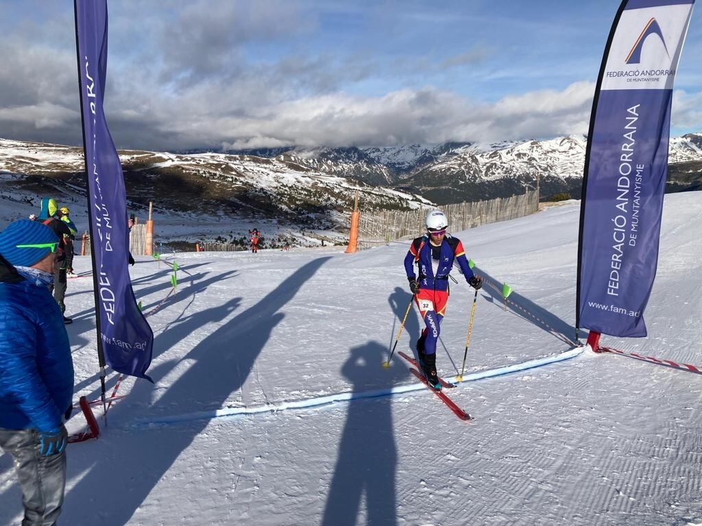 Arnau Soldevila a la cursa Tres Fronteres.