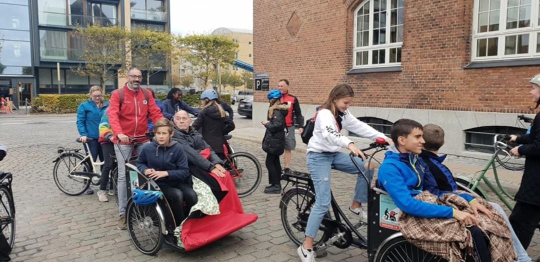 Corellanos participantes en el encuentro en Copenhague