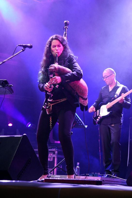 Cristina Pato en el festival de Ortigueira