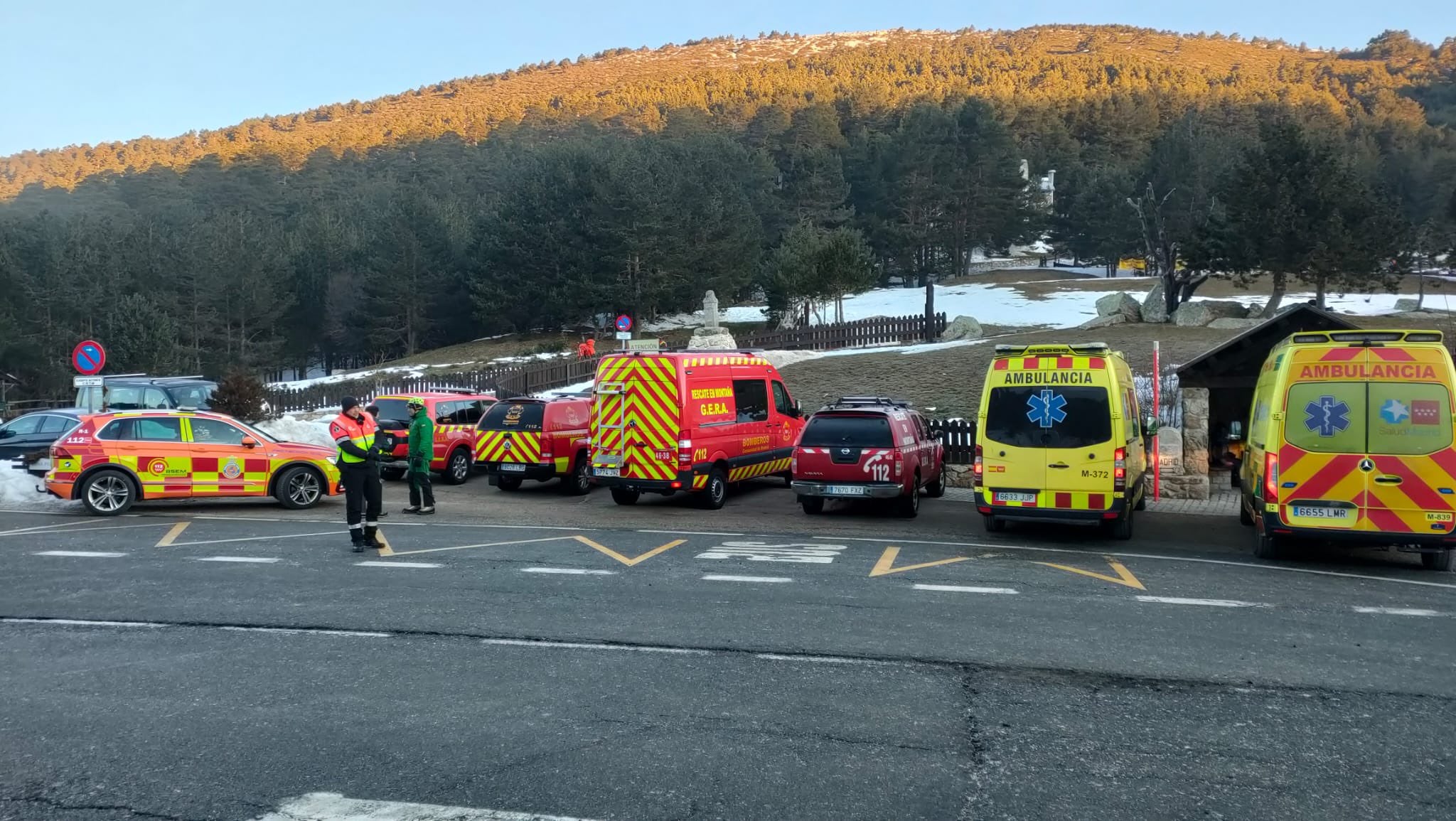 Un grupo de montañeros quedó atrapado toda la noche en Peñalara, en la Sierra de Guadarrama