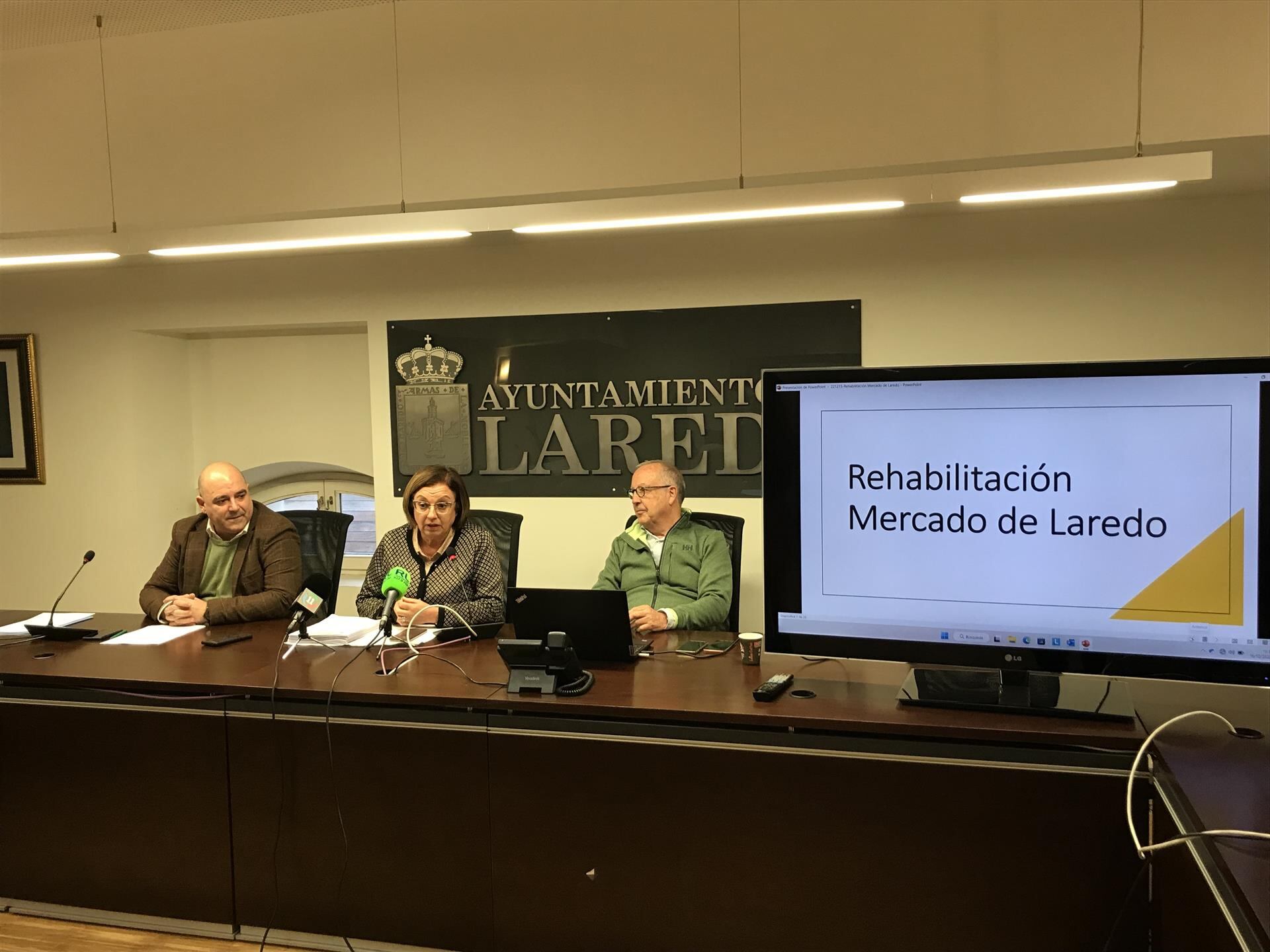 Presentación del proyecto de rehabilitación del Mercado de Abastos .