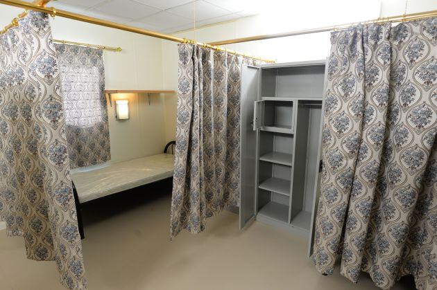 Interior de uno de los apartamentos de los trabajadores