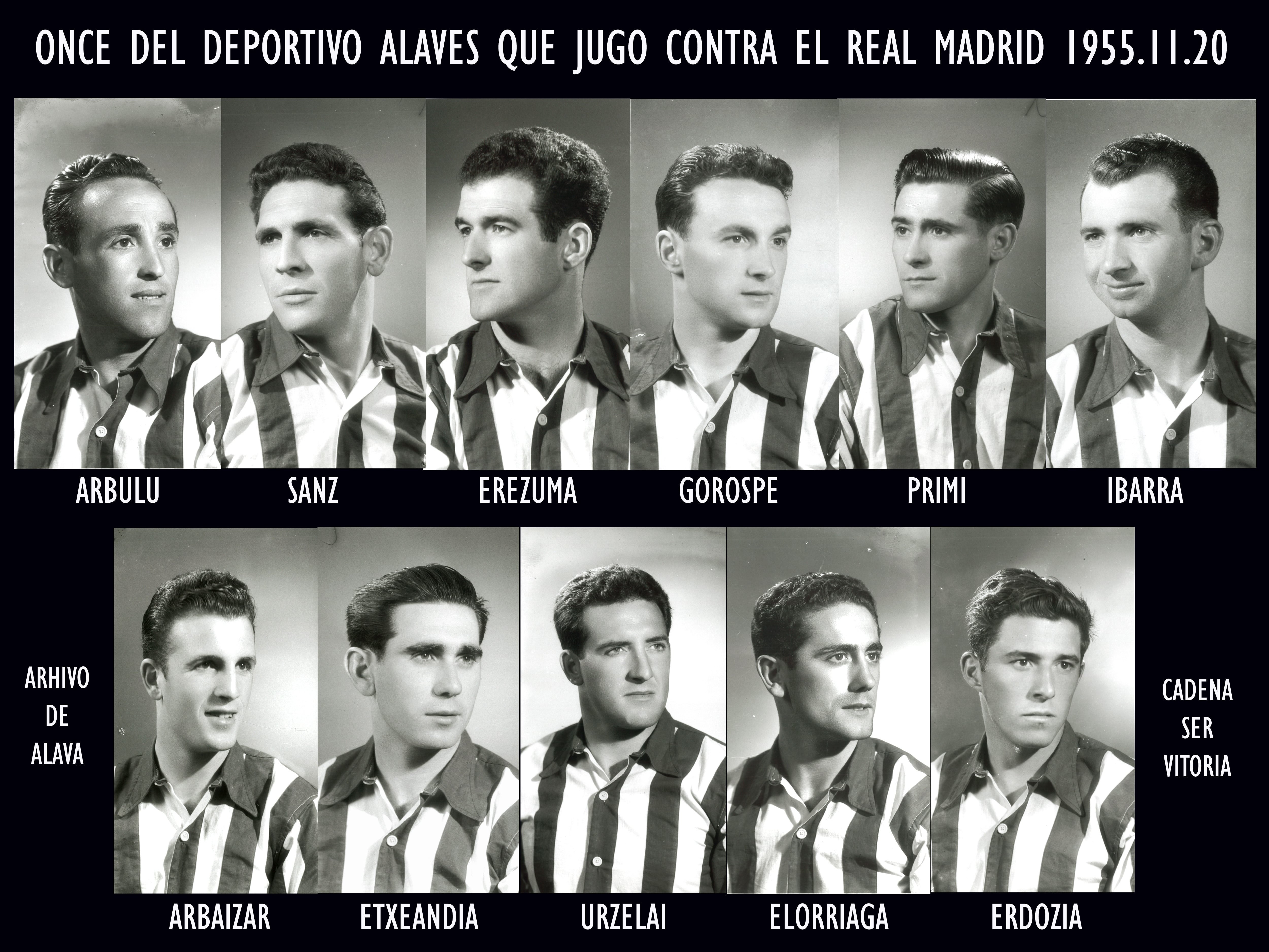 Los futbolistas del Alavés que jugaron contra el Real Madrid