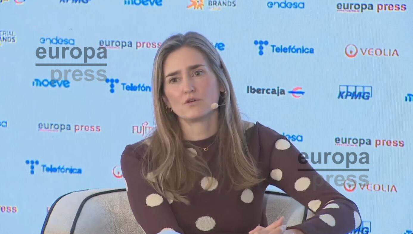 Sara Aageesen, Ministra de Transición Ecológica en el Desayuno Informativo de Europa Press