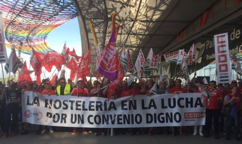 Concentración CCOO y UGT