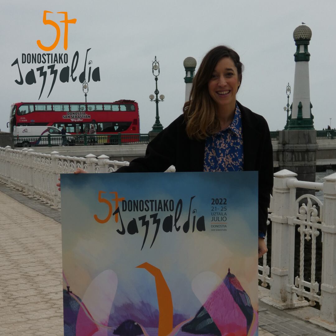 Ane Pikaza autora del cartel del Jazzaldia 2022
