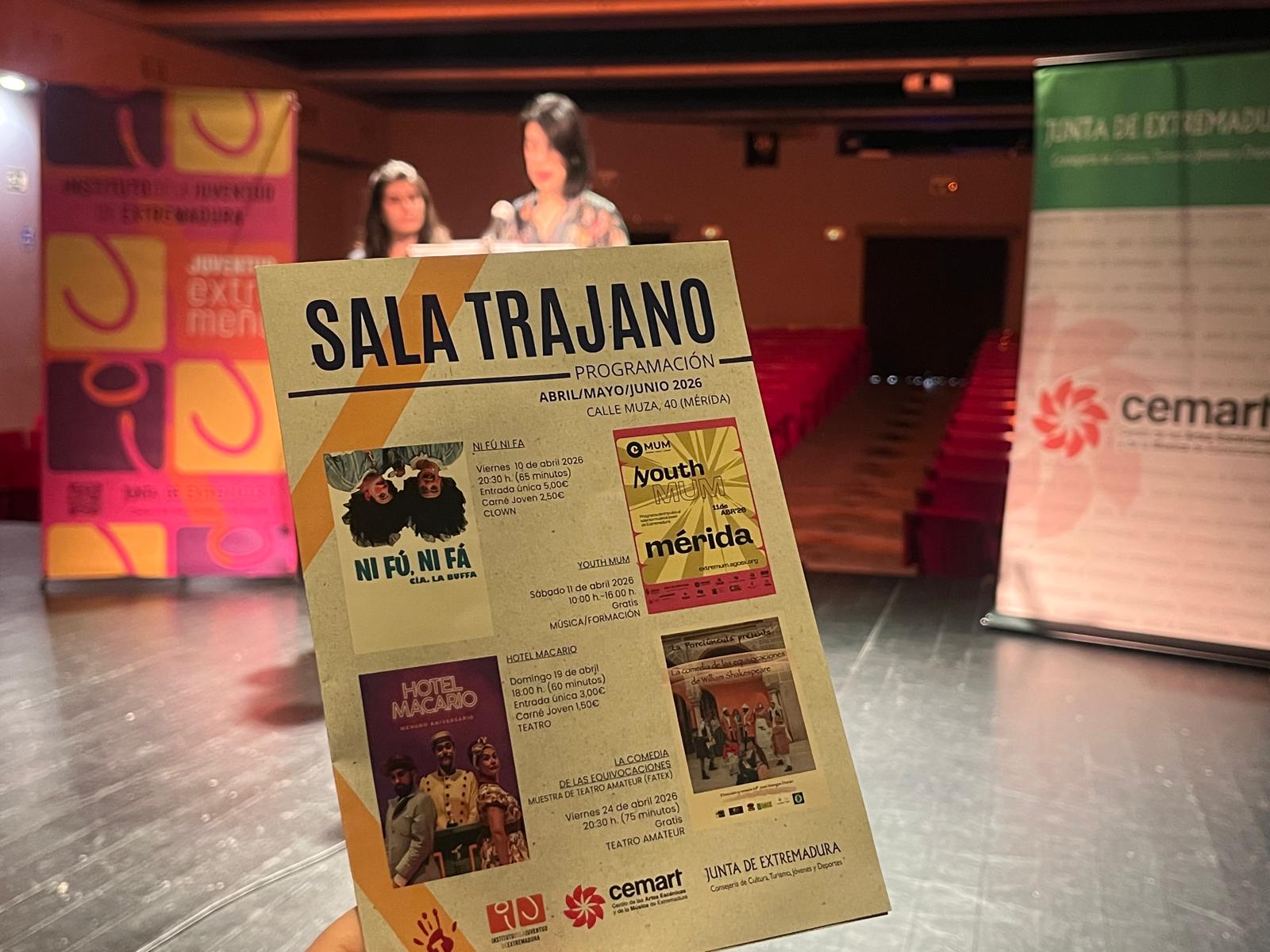 Presentación de la programación teatral de la Sala Trajano de Mérida