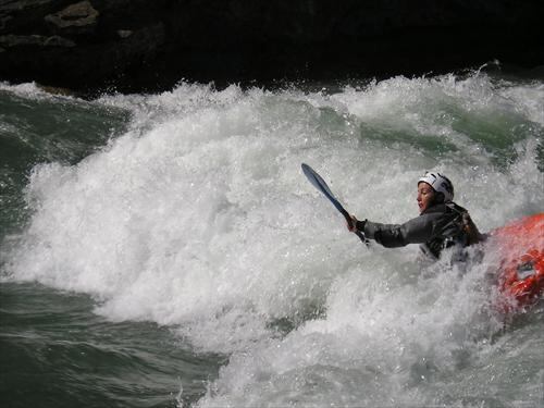 Julia Cuchí durante una competición