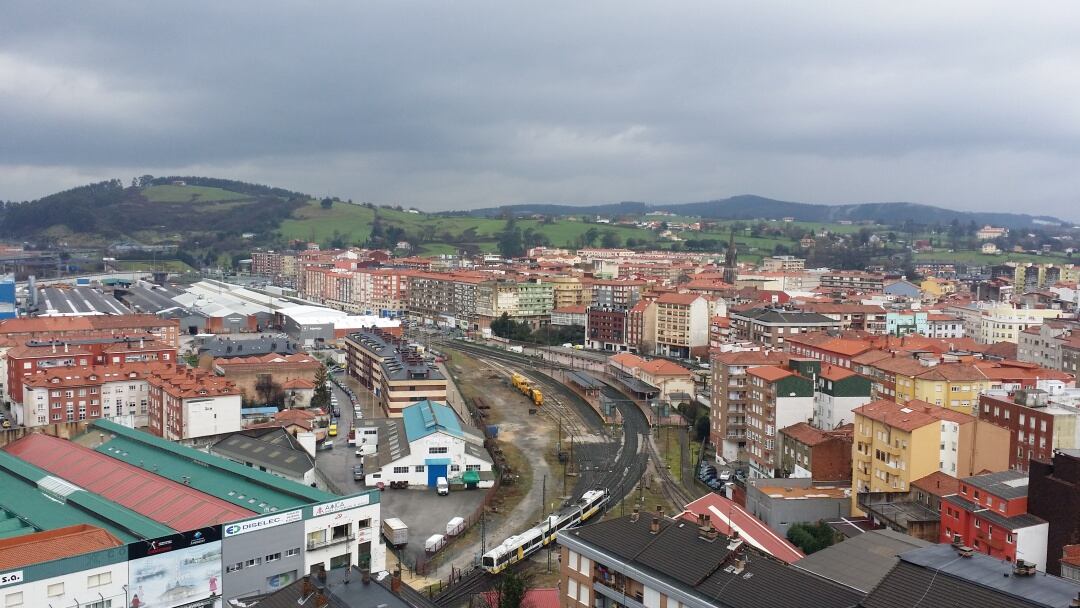 Vista de la zona a soterrar