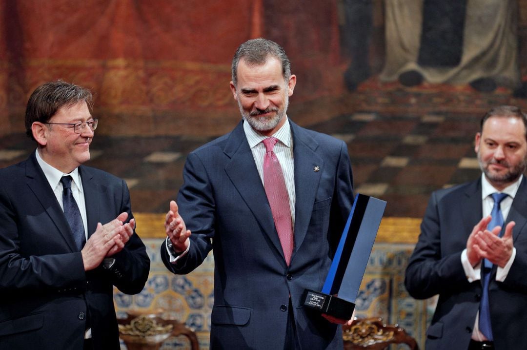 El president de la Generalitat, Ximo Puig y el rey Felipe VI