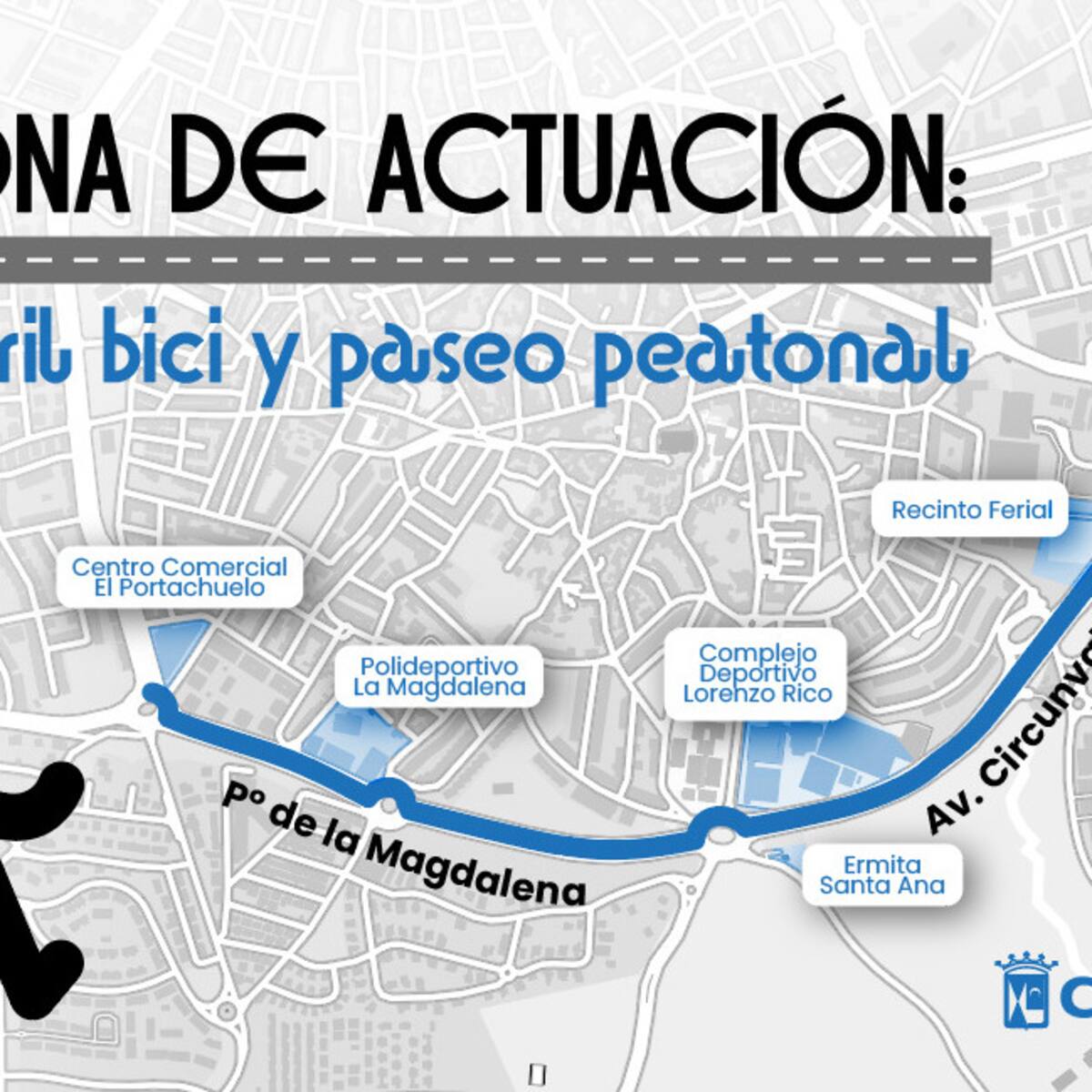 Comienzan las obras del nuevo carril bici y paseo peatonal en la circunvalación de Colmenar Viejo