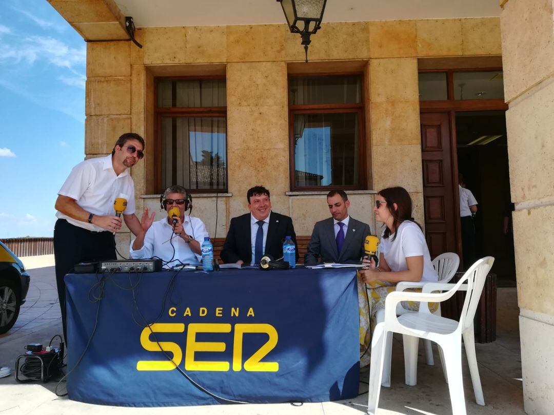 El equipo de Hoy por Hoy Soria en Almazán