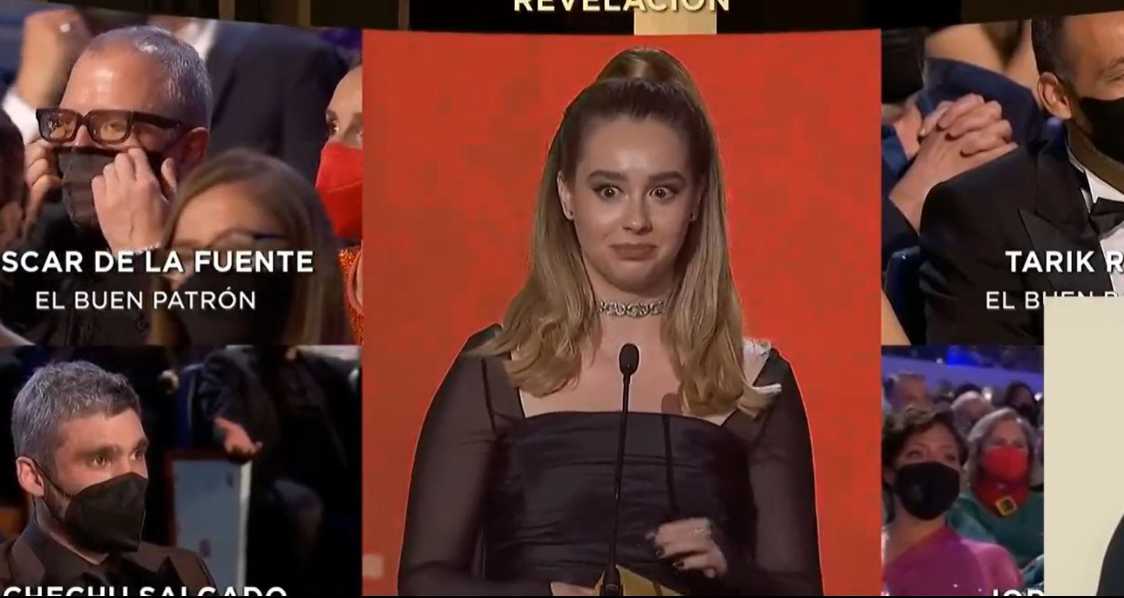 Paula Usero en los Goya 2022