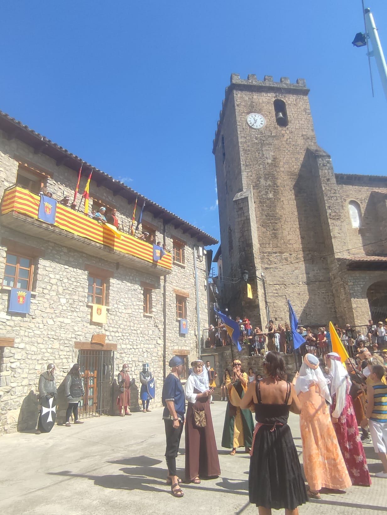 Recreación realizada en Salvatierra de Esca