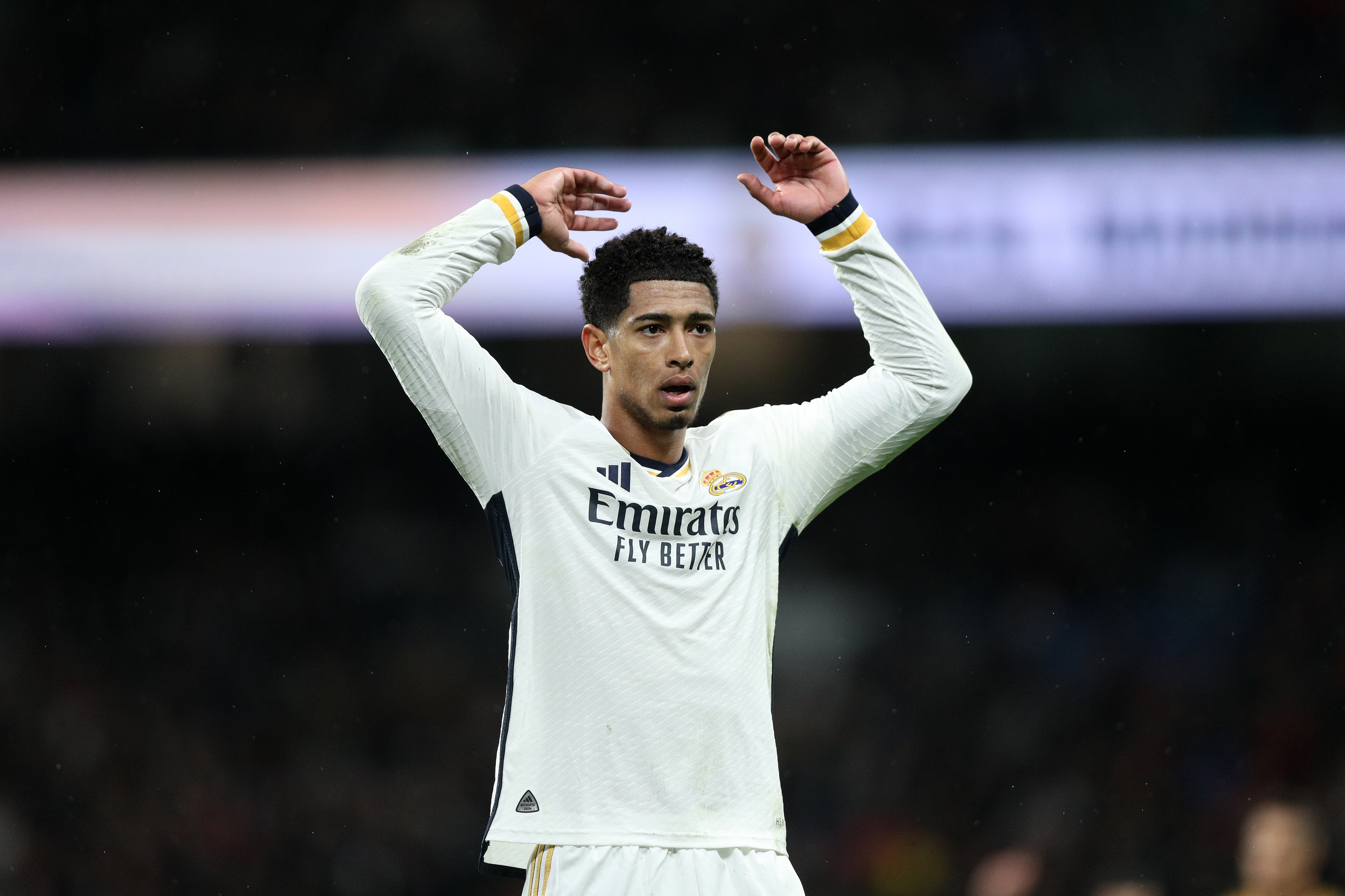 Jude Bellingham, durante un partido entre el Real Madrid y el Rayo Vallecano