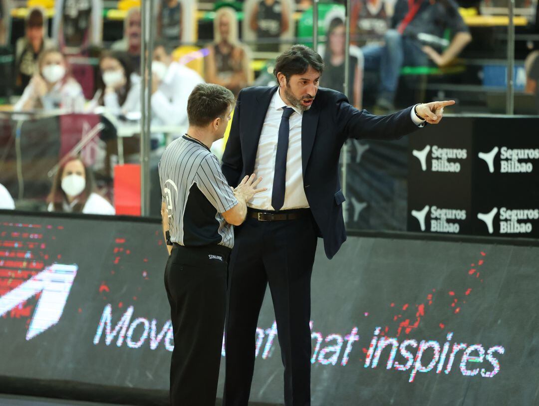 Alex Mumbrú, durante un partido de Liga ACB