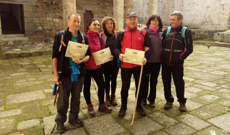 Peregrinos en Ribeira Sacra