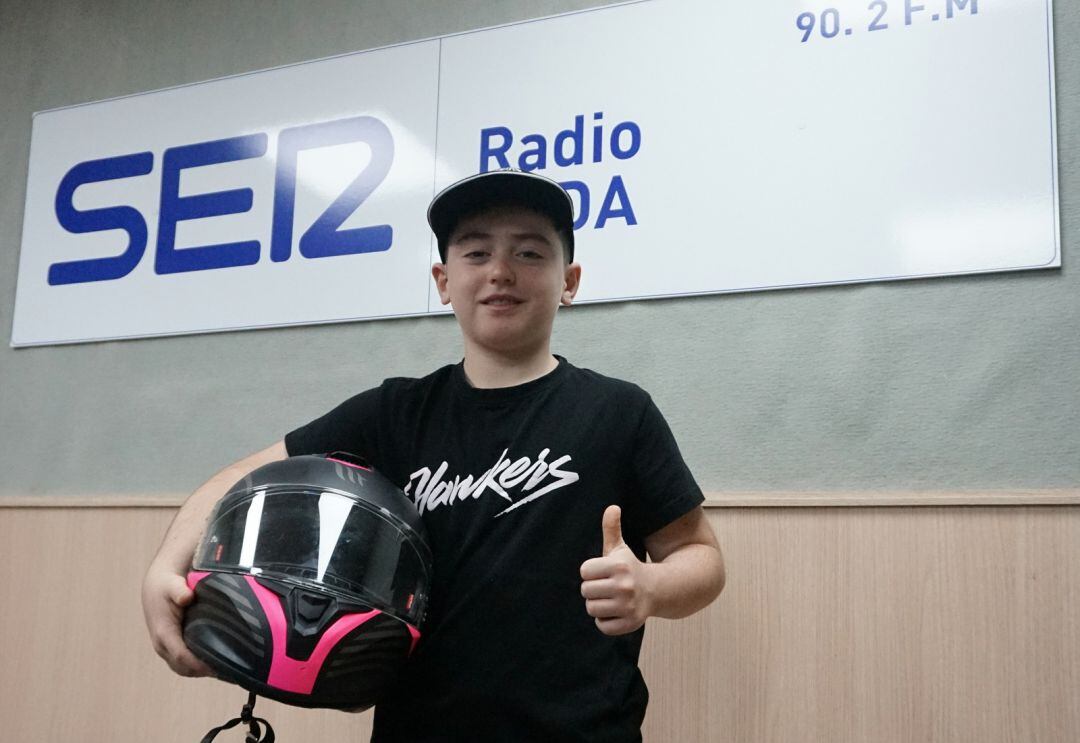 Joel Valero Requena, un joven piloto de Elda que quiere llegar a lo más alto