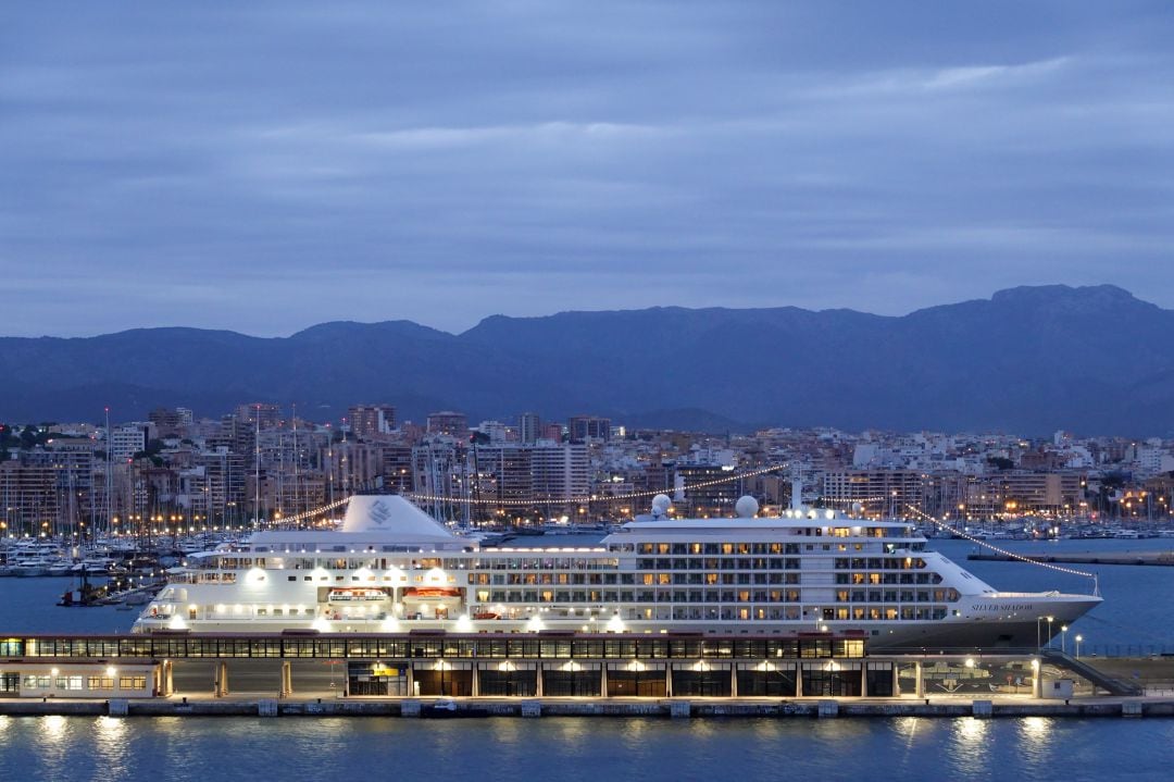 Cruceros en el puerto de Palma.