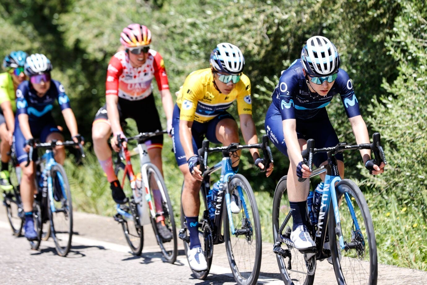 Sara Martín durante la pasada Vuelta a Andalucía